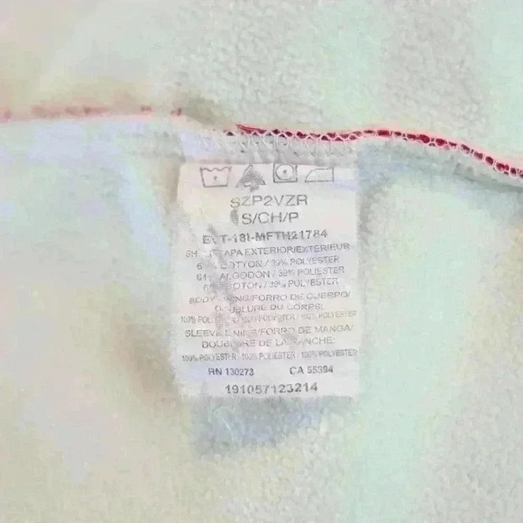 VINTAGE Riders by Lee Red & White Plaid Flannel Fleece Lined Shirt Size Small - Picture 5 of 9